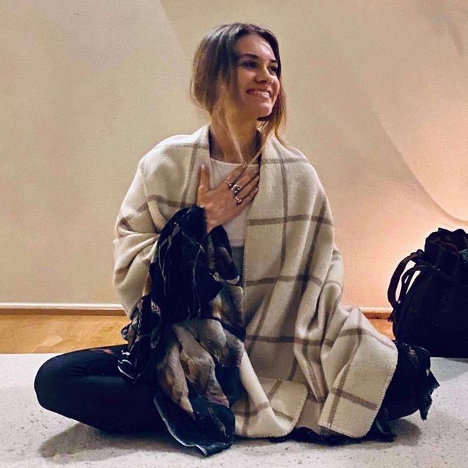 Hovedbilde Alpakka yogasjal, clara