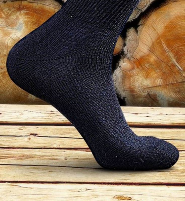 Alpakka sokker, tynne, sort