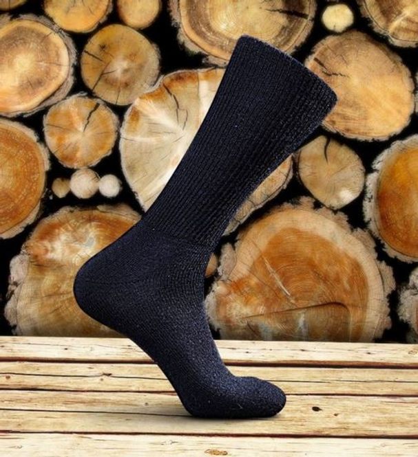 Hovedbilde Alpakka sokker, tynne, sort