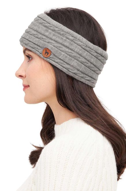 Main Image Alpaca Headband, Suave - Grey