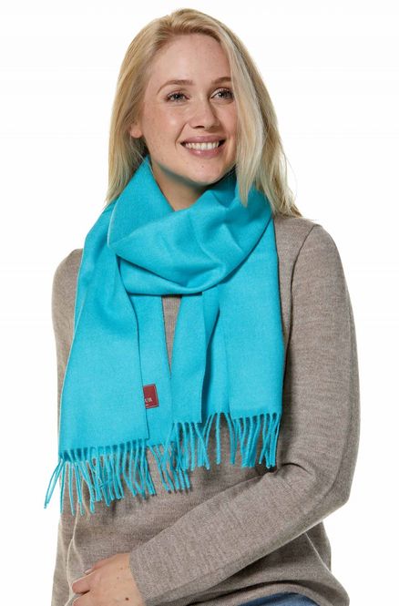 Hovedbilde Alpakka skjerf, UNI, Turkis