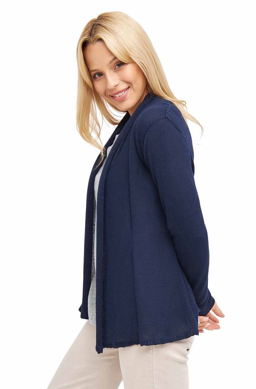 Alpakka cardigan, Penelope, dark navy