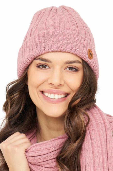 Hovedbilde Alpakka lue, vendbar, Suave - Rosa