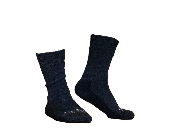 Hovedbilde Hverdagssokken, alpakka sokk, koksgrå