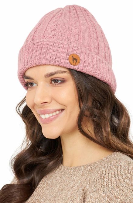 Hovedbilde Alpakka lue, vendbar, Suave - Rosa